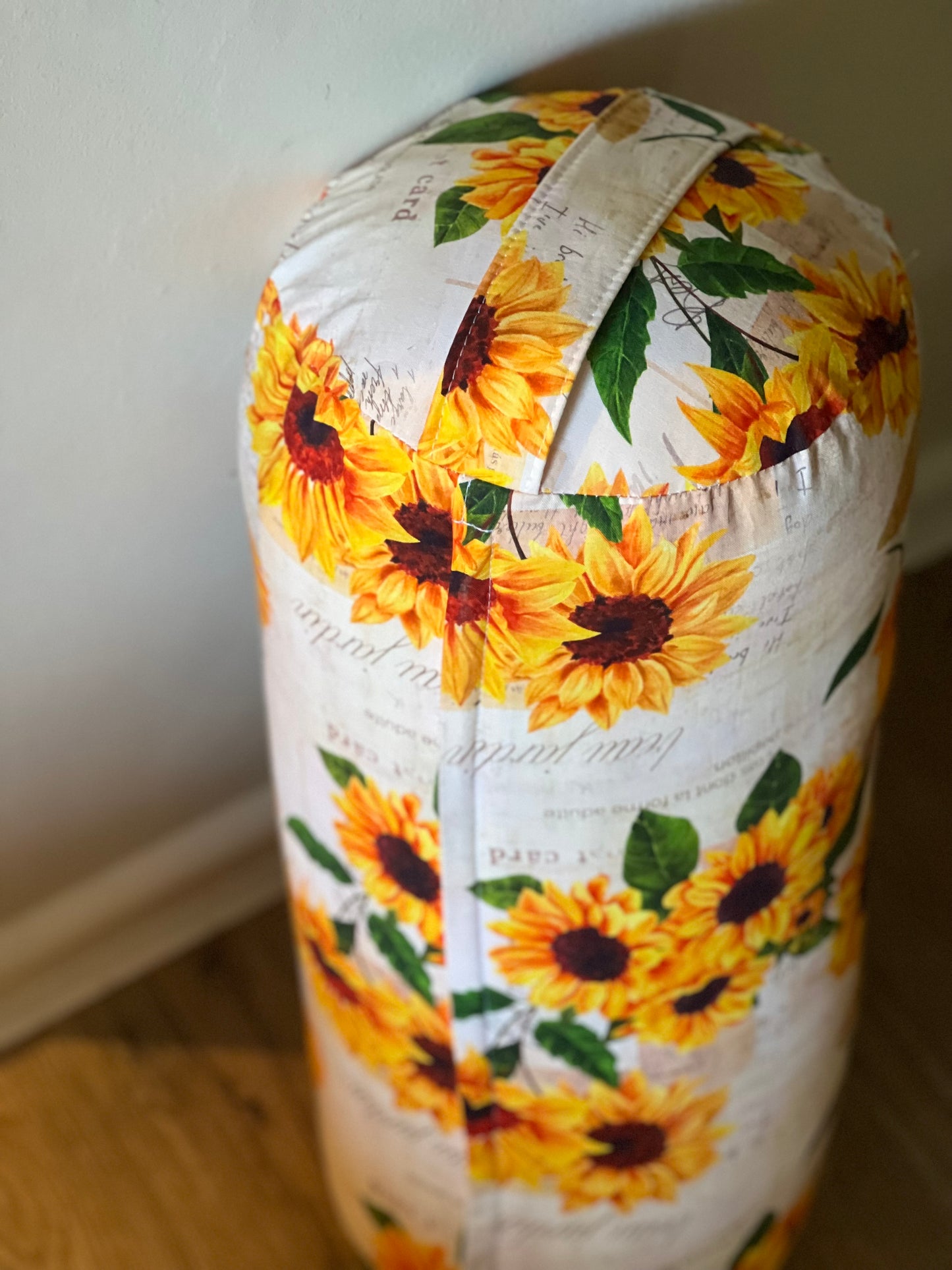 Yoga Bolster - sunflower soft cotton