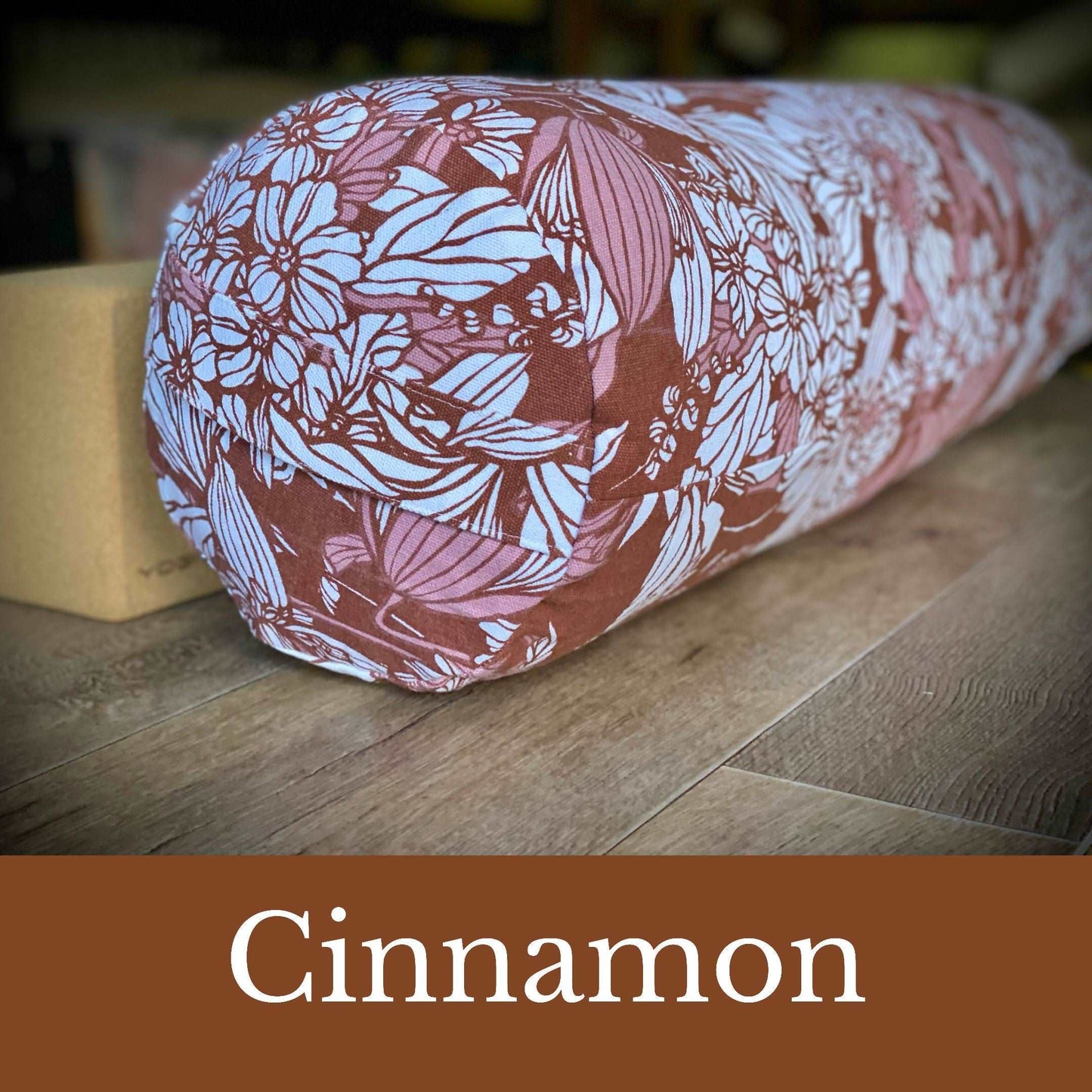 Yoga Bolster - Complete with zippered insert so you can control your level of comfort! Yoga Bolster Assassinsdesigns Large Cinnamon