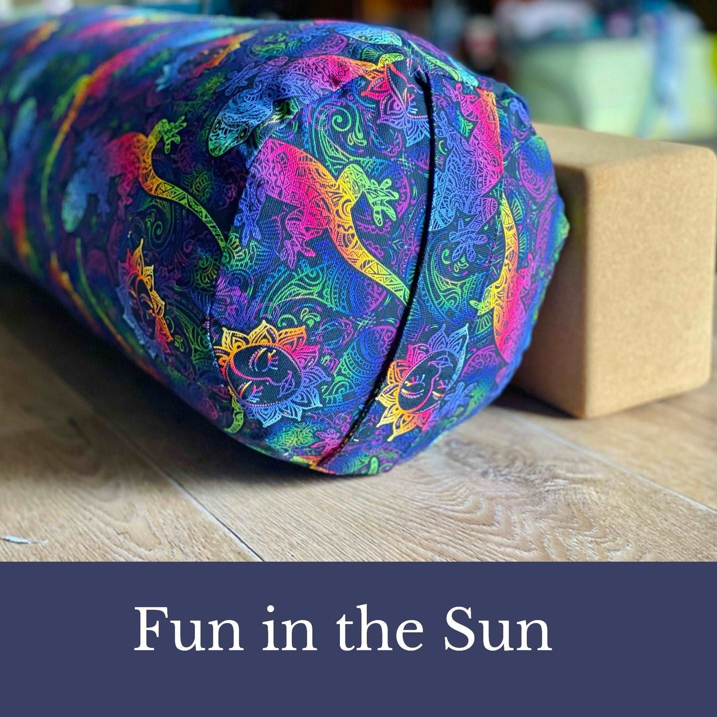 Yoga Bolster - Complete with zippered insert so you can control your level of comfort! Yoga Bolster Assassinsdesigns Large Fun in the Sun
