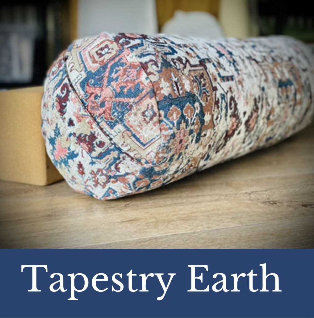 Yoga Bolster - Complete with zippered insert so you can control your level of comfort! Yoga Bolster Assassinsdesigns Large Tapestry Earth