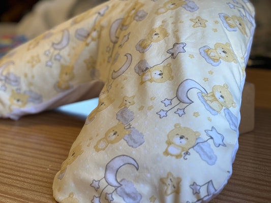 Teddy bear flannelette - Boomerang Pillow Case