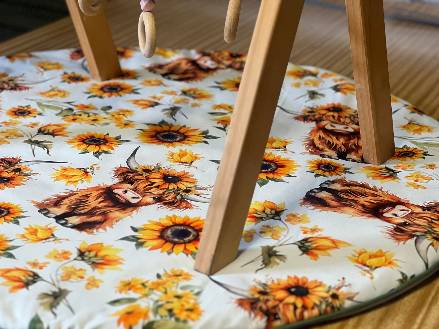 Highland cow  - Kids Play Mat