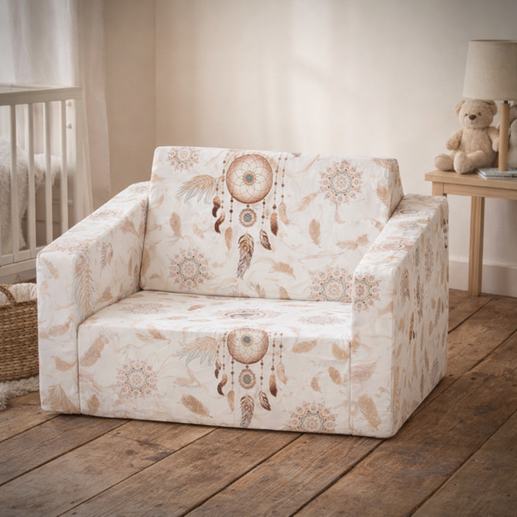 Boho Dreamcatcher - Kids Fold Out sofa lounge
