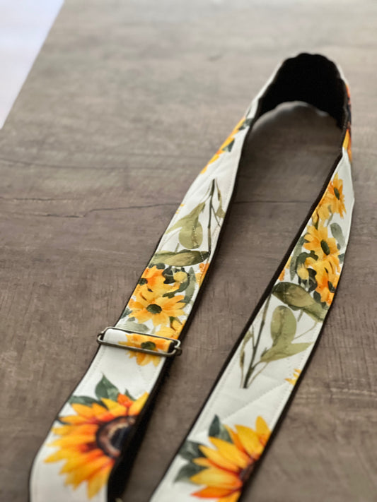Sunflower - Guitar Strap