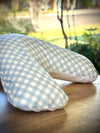 Blue Gingham - Boomerang Pillow Case