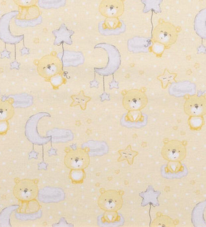 Teddy bear flannelette - Boomerang Pillow Case