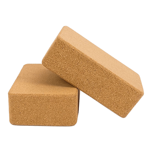 Yoga Cork Block Organic Yoga Brick 2pc