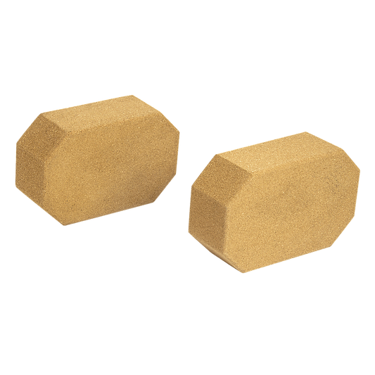 Natural Cork Octagon Yoga Blocks 2 pcs Set