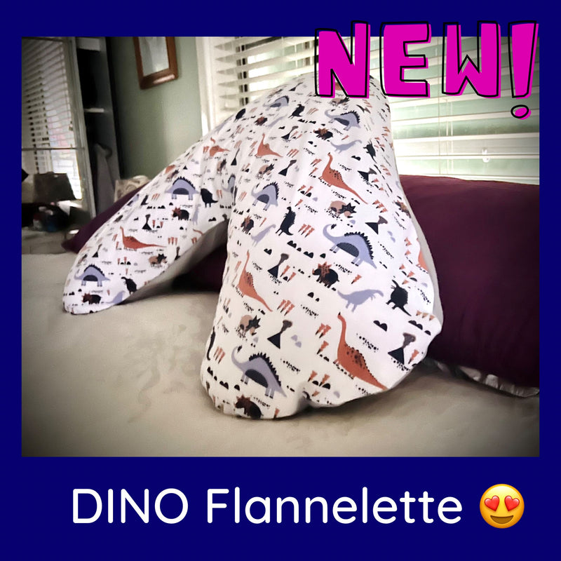 Dino Flannelette - Boomerang Pillow Case