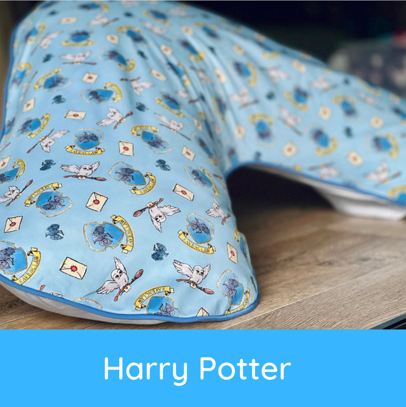 Harry Potter - blue - Boomerang Pillow Case