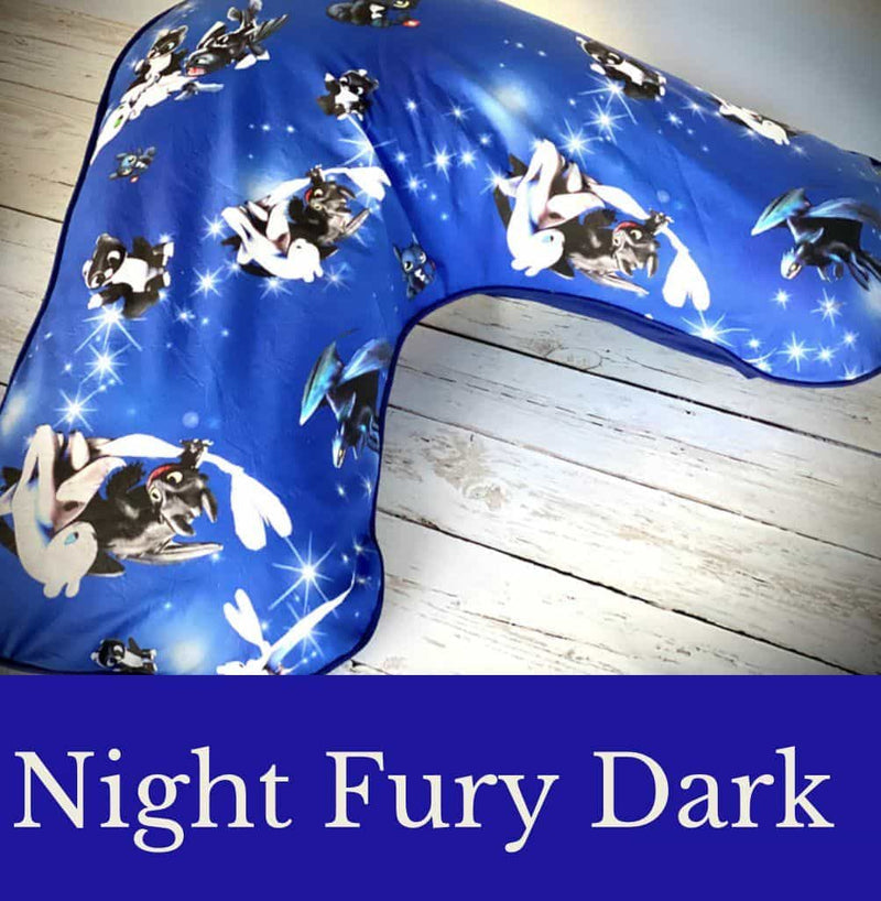 Night Fury - dark - Boomerang Pillow Case