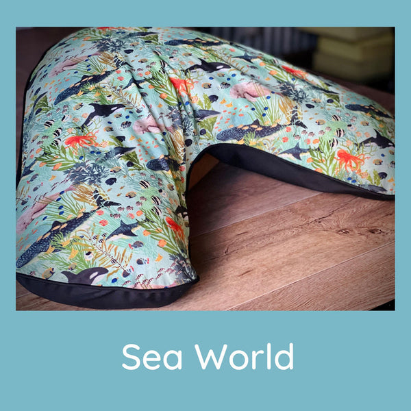 Sea World Boomerang Pillow Case