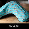 Shark Fin - Boomerang Pillow Case