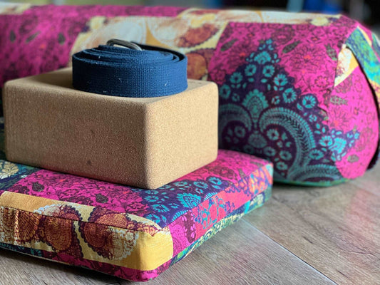 Paisley -Yoga Knee Cushion