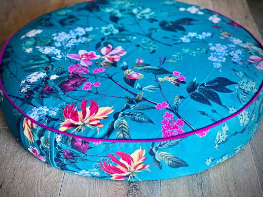 Teal Spring -Yoga Knee Cushion