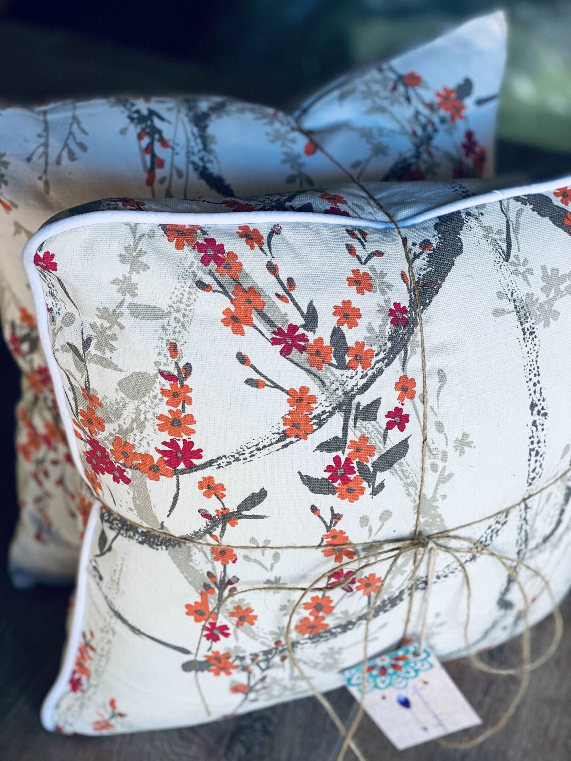 Cherry Blossom Linen - Pillow Set