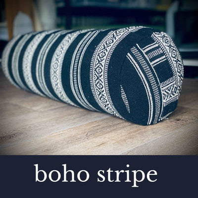Yoga Bolster - Complete with zippered insert so you can control your level of comfort! Yoga Bolster Assassinsdesigns Large Boho stripe