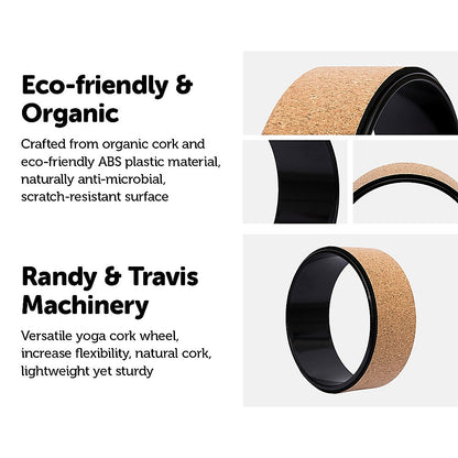 Yoga Cork Wheel Circle