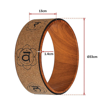 Yoga Cork Wheel