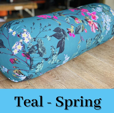 Yoga Bolster - Complete with zippered insert so you can control your level of comfort! Yoga Bolster Assassinsdesigns Large Teal spring